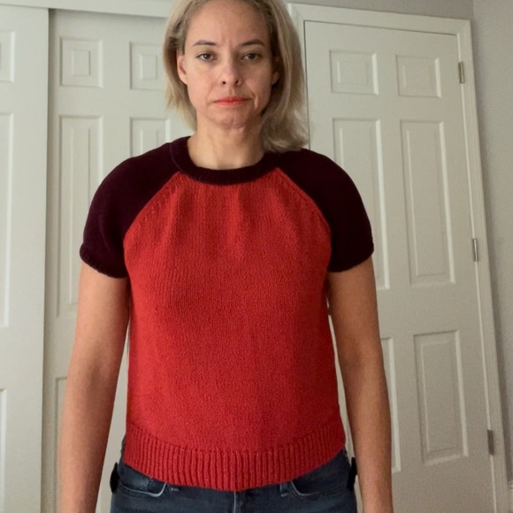 Madewell Color-block Sweater Top - Picture 6 of 11